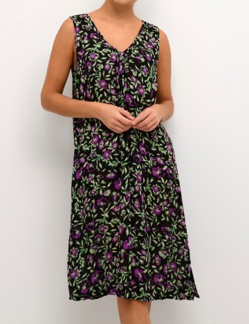 Rochie medie Kaffe, imprimeu floral