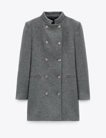 Palton Zara, gri, M
