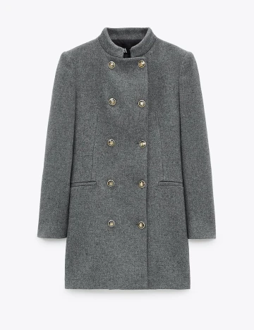 Palton Zara, gri, M