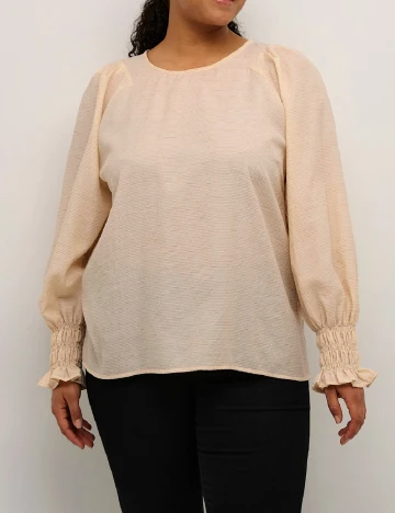 Bluza Kaffe Curve, crem