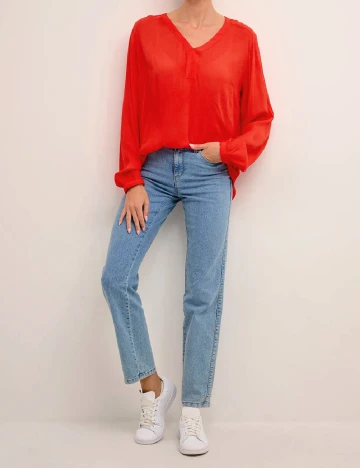 Bluza Kaffe, rosu Rosu