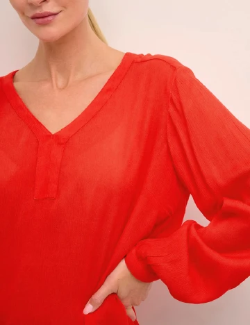 Bluza Kaffe, rosu Rosu