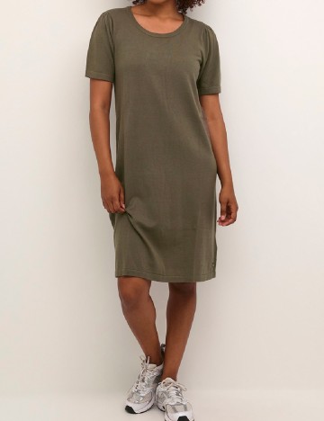 
						Rochie scurta Cream, verde