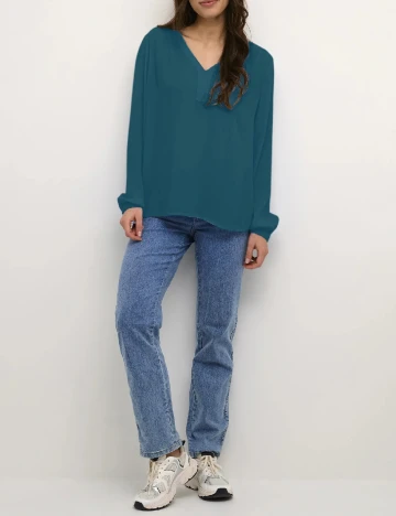 Bluza Kaffe, turcoaz Albastru