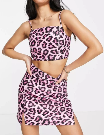 Fusta Miss Selfridge, animal print Animal print