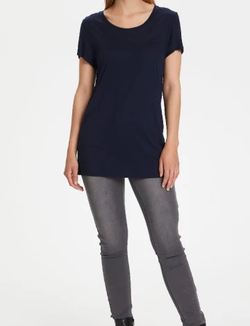 Tricou Kaffe, bleumarin