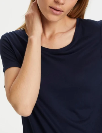 Tricou Kaffe, bleumarin
