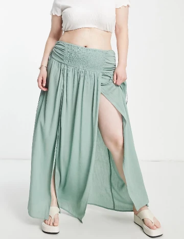 Fusta ASOS Curve, verde