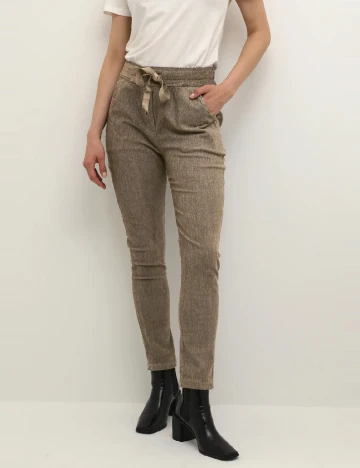 Pantaloni Cream, maro Maro