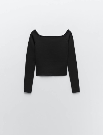 Top Zara, negru, L