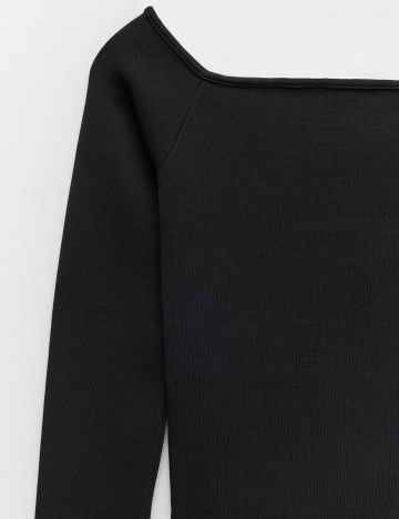 Top Zara, negru, L