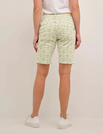 Pantaloni scurti Cream, verde/alb
