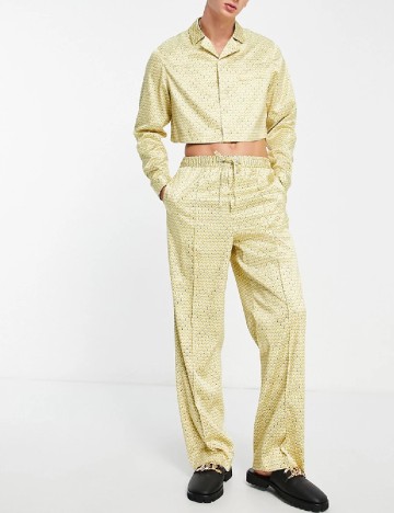 
						Pantaloni ASOS, galben