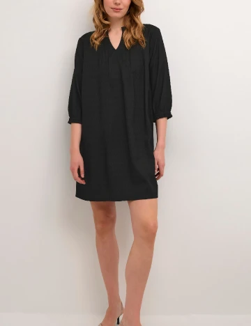 Rochie scurta Cream, negru Negru