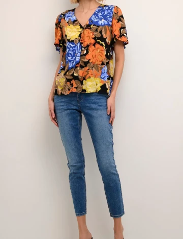Bluza Culture, imprimeu floral Floral print