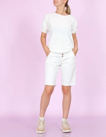 Pantaloni scurti Cream, ecru