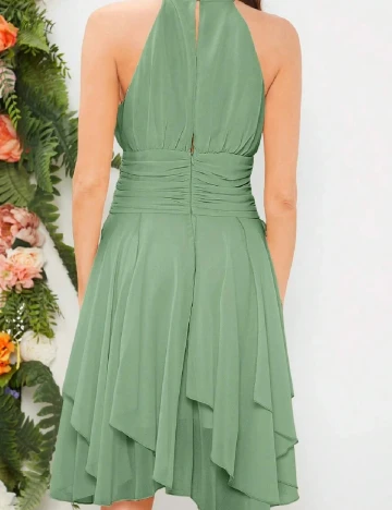 Rochie scurta SHEIN, verde Verde