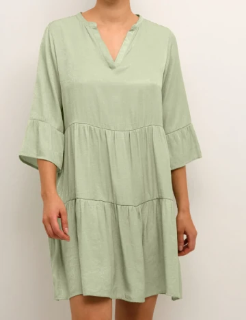 Rochie scurta Cream, verde Verde