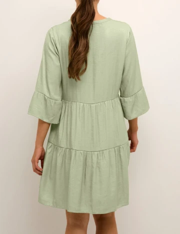 Rochie scurta Cream, verde Verde