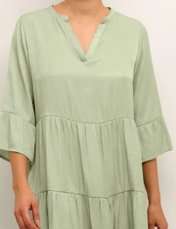 Rochie scurta Cream, verde Verde