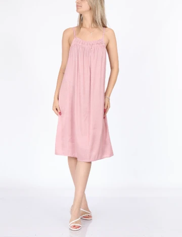 Rochie scurta Cream, roz Roz