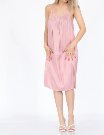 Rochie scurta Cream, roz Roz