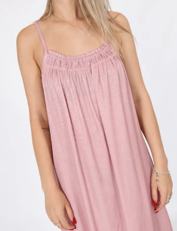 Rochie scurta Cream, roz Roz