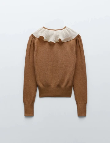 Pulover Zara, maro, L Maro