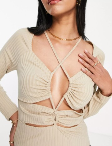 Bluza Top Shop, crem