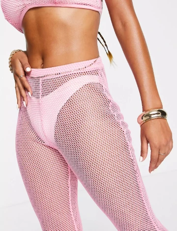 Pantaloni ASOS, roz