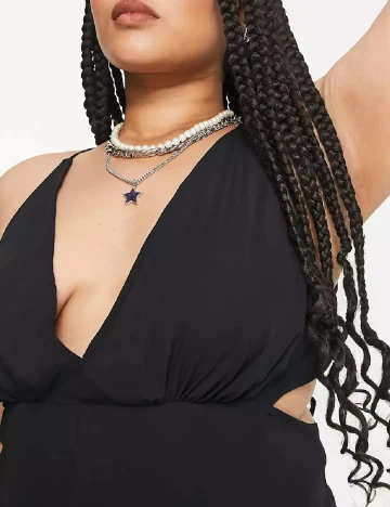 Rochie scurta ASOS Curve, negru Negru