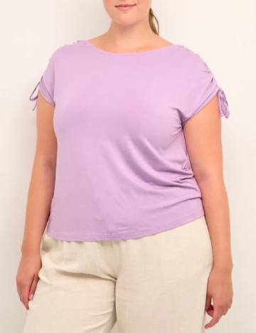 Bluza Kaffe Curve, mov Mov