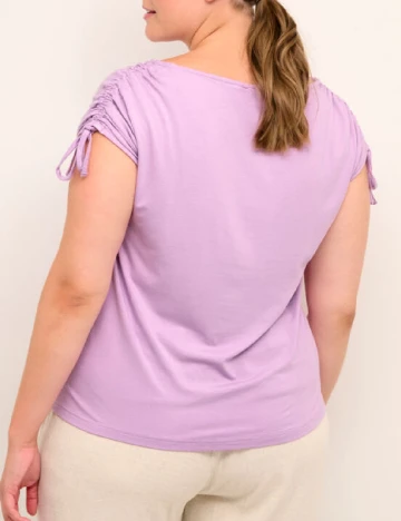 Bluza Kaffe Curve, mov Mov
