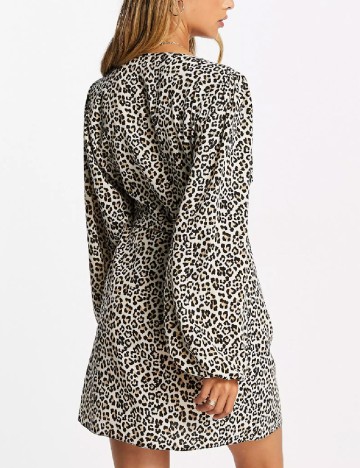 Rochie scurta ASOS, animal print