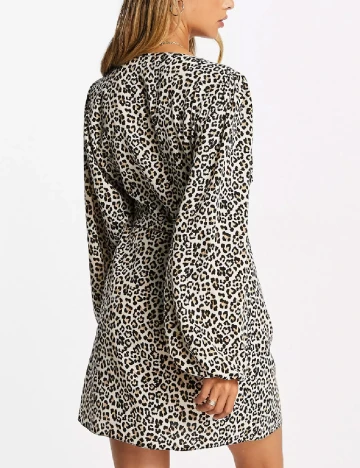 Rochie scurta ASOS, animal print Animal print