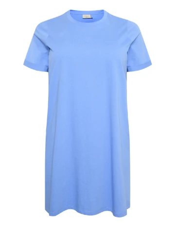 Rochie scurta Kaffe Curve, albastru