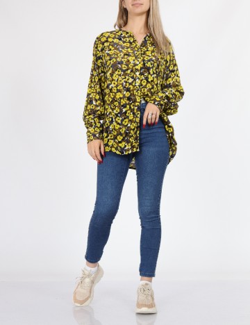 
						Camasa Oversize Kaffe, galben