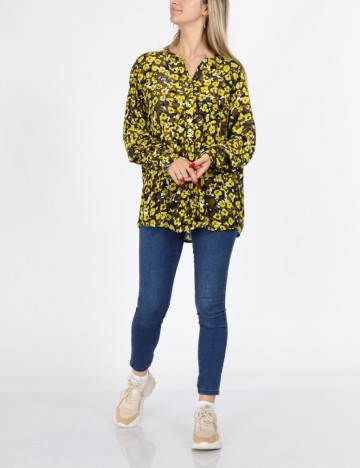 Camasa Oversize Kaffe, galben