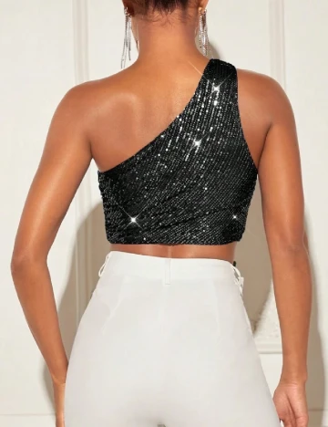Top SHEIN, negru