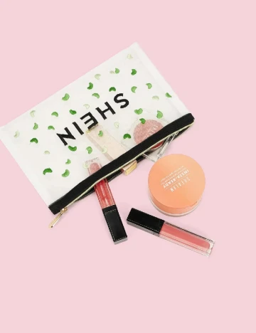 Geanta cosmetice SHEIN, alb Alb
