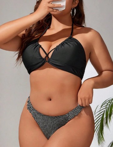 Chilot de  baie SHEIN CURVE, gri