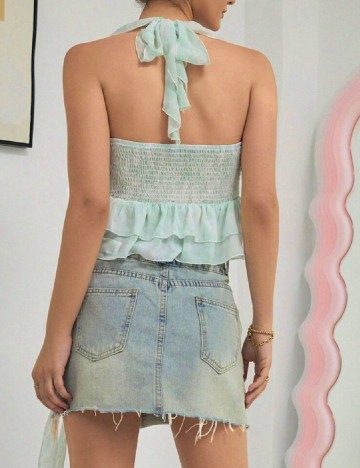 Top SHEIN, verde