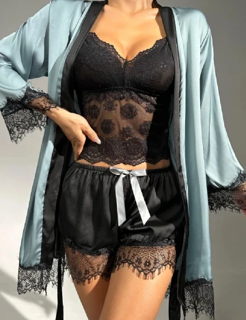 Pijama SHEIN, negru