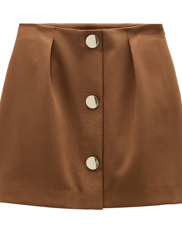 Pantaloni scurti Zara, maro, S