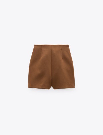 Pantaloni scurti Zara, maro, S