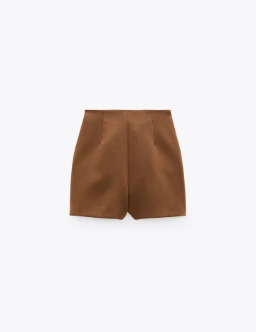 Pantaloni scurti Zara, maro, S