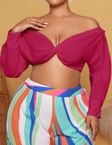 Top SHEIN CURVE, roz