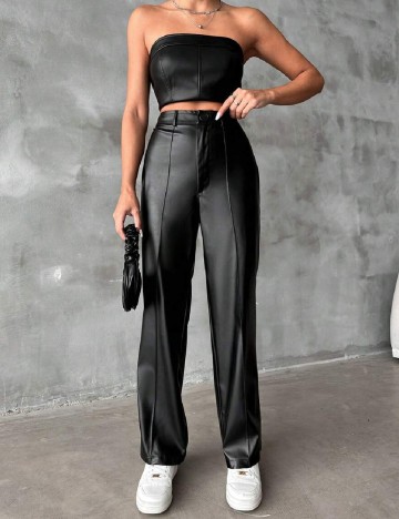 
						Pantaloni SHEIN, negru