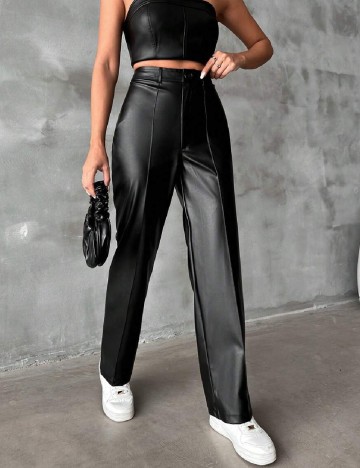 Pantaloni SHEIN, negru