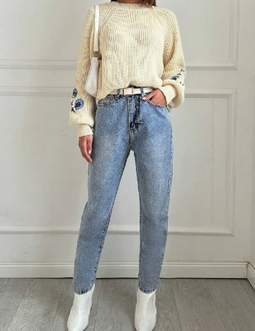 Blugi SHEIN, albastru Albastru